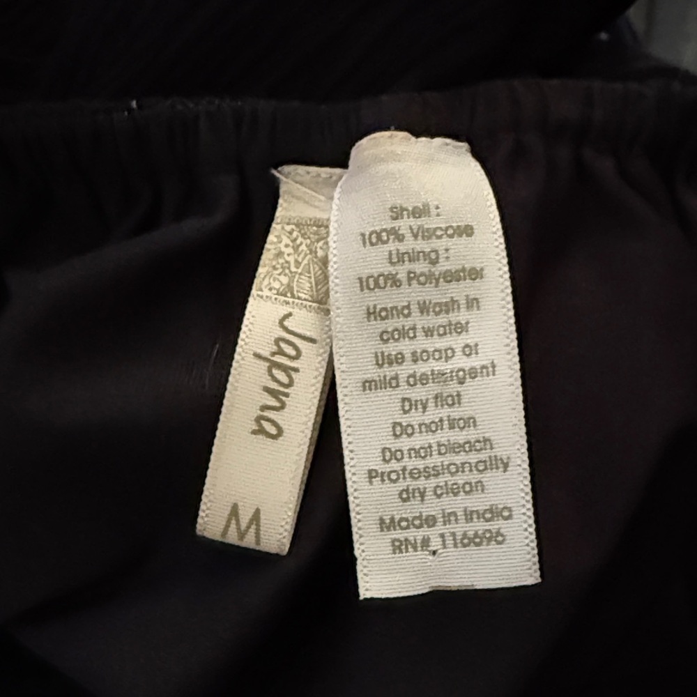 Japna Black Long Sleeve Dress with Embroidery - Picture 5 of 7